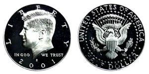 2001 P D S GEM PROOF and BU Kennedy Set PD in mint cellos FREE SHIPPING - Picture 1 of 2