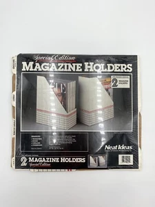 NOS Vintage 1980er "Gepflegte Idee" Karton Zeitschriftenhalter Schreibtisch Organisation. - Bild 1 von 10
