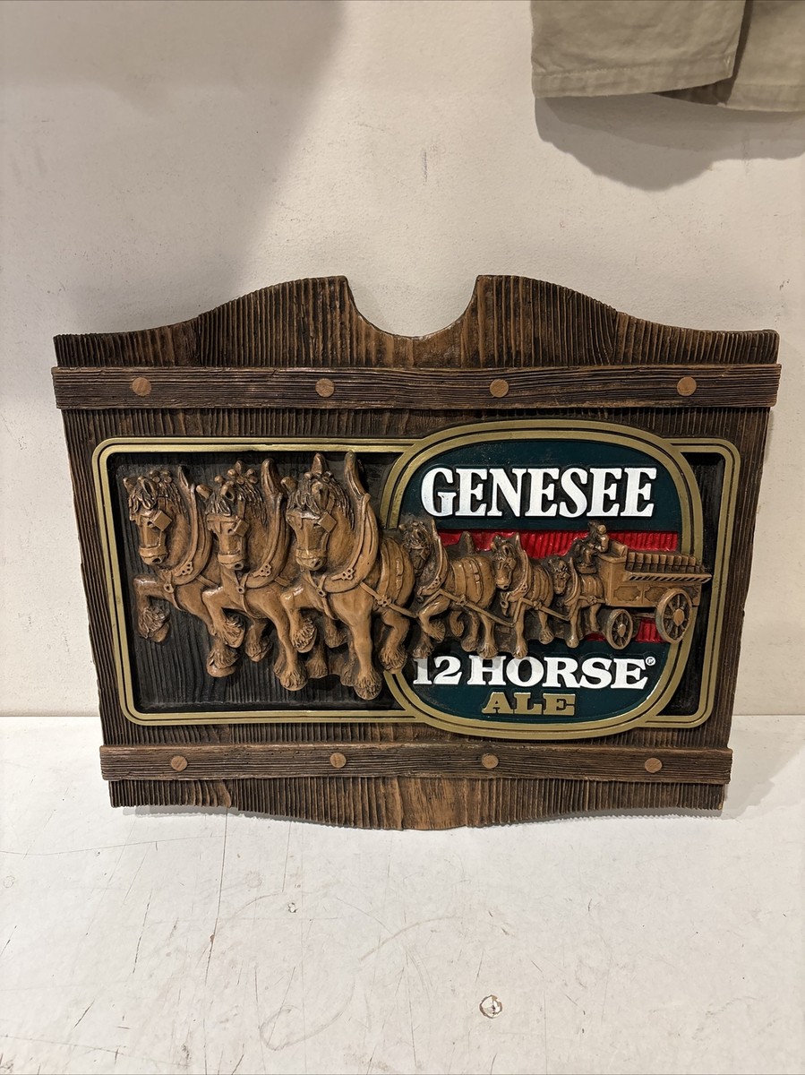 Genesee 12 Horse Ale Indiana OTHER Collectible Beer Signs