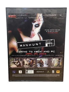 2003 Manhunt Framed Print Ad/Poster PS2 Playstation 2 Xbox Video Game Promo Art - Picture 1 of 6