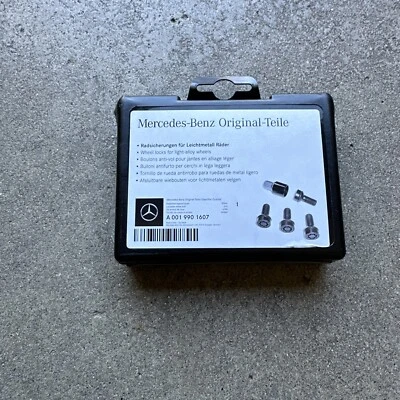 Mercedes A220 CLA250 C300 C63s E350 GLB250 Anti Theft Screw Bolt set Genuine OEM - Image 1 of 2
