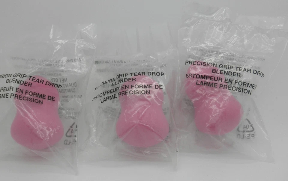 Aplicador de maquillaje AVON Precision Grip Tear Drop - Lote de 3 Foto 1 de 1