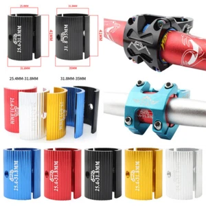 Aperture 25.4-31.8mm 31.8-35mm Bicycle Handlebar Conversion Shim Aluminum Alloy - Picture 1 of 27