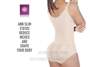 WOMEN COLOMBIAN REDUCING AND SHAPING BODY SHAPER BUTT LIFTER ANN SLIM 210102 - Picture 1 of 12