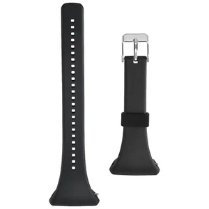Silicone Watch Strap for Polar FT4 FT7 Fitness Tracker Wristband Black/White - Picture 1 of 11