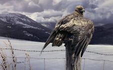 Daniel SMITH  Wings of Gold AP Golden Eagle Signed Limited Edition Canvas art NS
