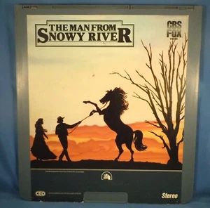 RCA CED VIDEODISC! - THE MAN FROM SNOWY RIVER with Kirk Douglas - Picture 1 of 2