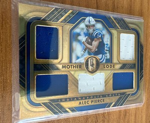 2023 Panini Gold standard  Mother Lode #ML-12 /299 RC Alec Pierce Indianapolis