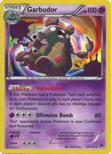 (XY09-057) Tarjeta Garbodor Rara Holo Pokemon XY BreakPoint # 57 - Imagen 1 de 1