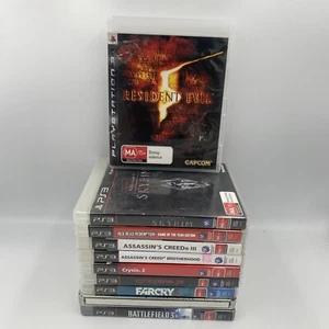 PS3 X10 Playstation 3 bulk lot Assassins Creed, Crysis, Red Dead Redemption, - Picture 1 of 4