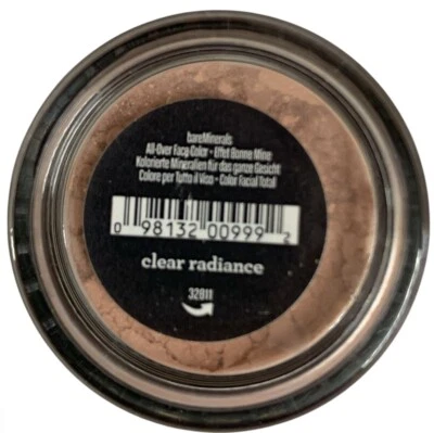 BareMinerals Face Powder Powder All-Over Face Color -Clear Radiance 0.02 oz RARE - Image 1 of 2