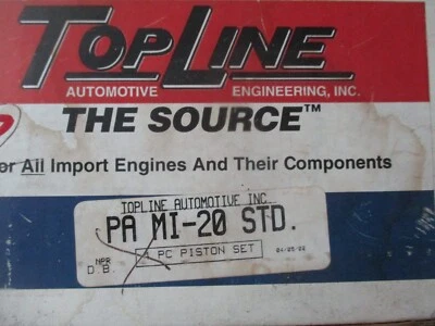 1 TOP LINE PA MI22 STD 92-96 MITSUBISHI 1.8L EXPO MIRAGE 16 VÁLVULAS CÁMARA ÚNICA OH Foto 1 de 4