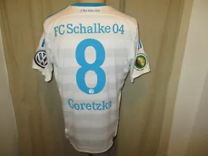 FC Schalke 04 Adidas Auswärts DFB-Pokal Trikot 2015/16 + Nr.8 Goretzka Gr.M TOP - Bild 1 von 9