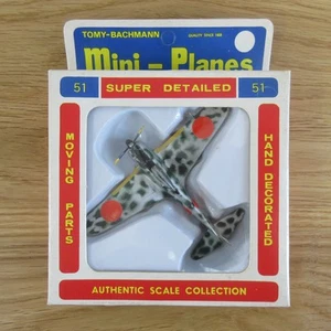 Tomy Bachmann Mini-Planes #51 Hayabusa Nakajima Ki-43-2 Vintage Modellflugzeug - Bild 1 von 13