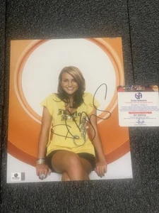 Jamie Lynn Spears signed AUTO 8x10 PHOTO ZOEY 101 102 GA GAI ACOA JSA BAS - Picture 1 of 3