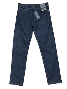 Pantalones de mezclilla ajustados cónicos azules oscuros FW Bridge para hombre W30 L30 P1 - Imagen 1 de 8
