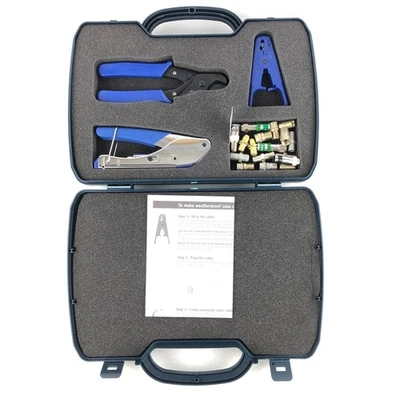 DataShark 70019PKG Satellite & Digital Cable Tool Kit by Paladin Tools Coax RG6 - Image 1 of 4