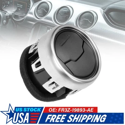 Center Dashboard A/C Heater Air Vent Louvre Grille For Ford Mustang 2015-2020 - Image 1 of 4