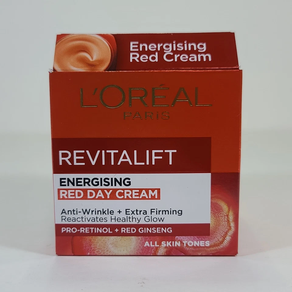 L'oreal Revitalift Day Cream Energising Red Ginseng 50 Ml