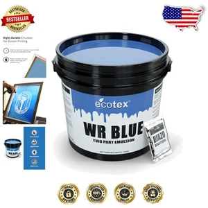 Versátil emulsión de serigrafía azul WR de 16 oz - perfecta para todos los niveles de habilidad - Imagen 1 de 8