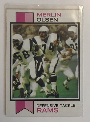 1973 Topps Merlin Olsen #479 Rams EX+ - Image 1 of 2