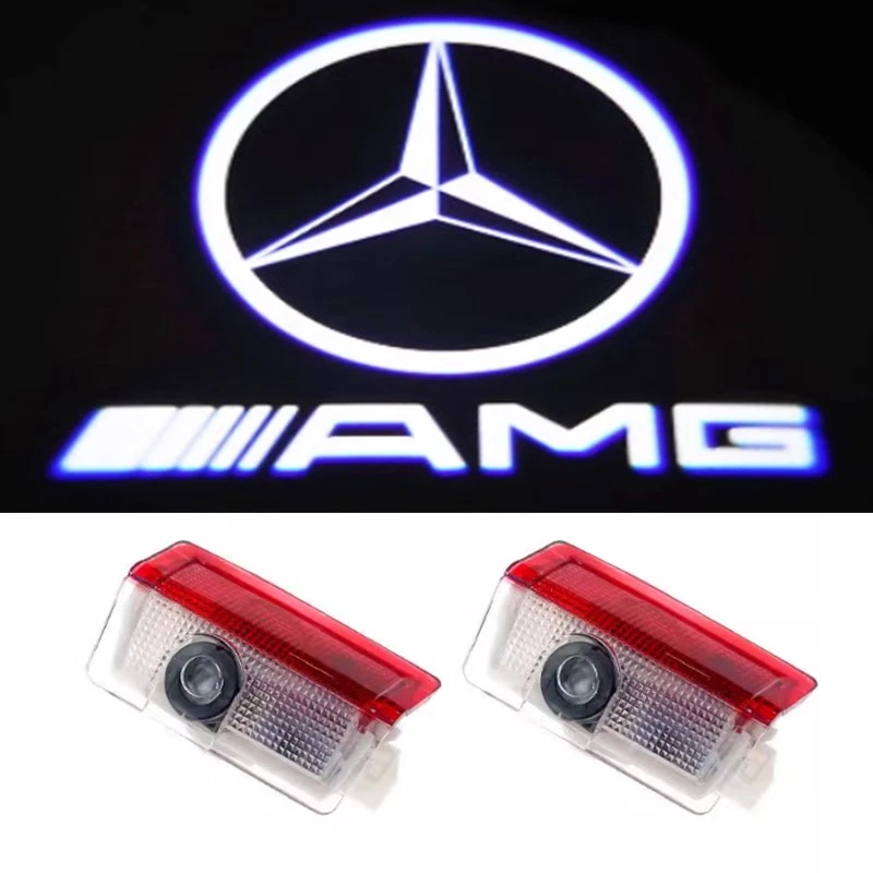 2X Led light Door Laser Projector HD For Mercedes-Benz W212 E300/E350 E63 E550 - Image 1 of 4