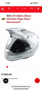 Klim Xi Alpha Gloss Metallic High-Rise - Monument - Picture 1 of 2
