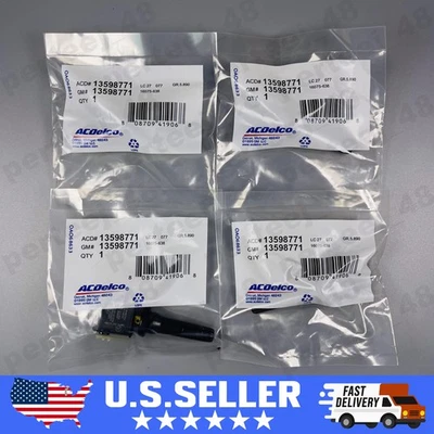 Set of 4 OEM 13598771 TPMS Tire Pressure Sensors for Buick Chevrolet Cadillac - Image 1 of 4