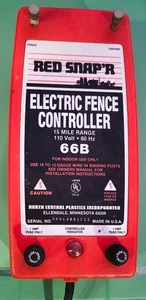 Red Snap'r Electric Fence Controller 66B - Untested - Fast California Ship - Picture 1 of 6