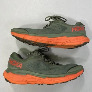 Hoka One One Challenger ATR 6 Men’s Size 14 Green Orange Sneakers No Insoles - Picture 1 of 10