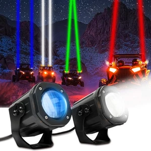 Antena láser RGB LED Whip Light Whipless para Polaris RZR 570 800 900 PRO XP1000 - Imagen 1 de 12
