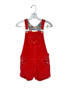 Mini Boden Cat Overalls - Kid’s Size 11-12 Years - Red Corduroy - Picture 1 of 9