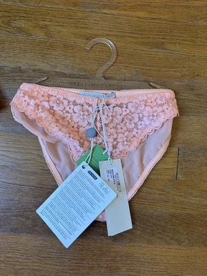 Calzoncillos de encaje rosa rubor Stella McCartney talla grande Foto 1 de 4