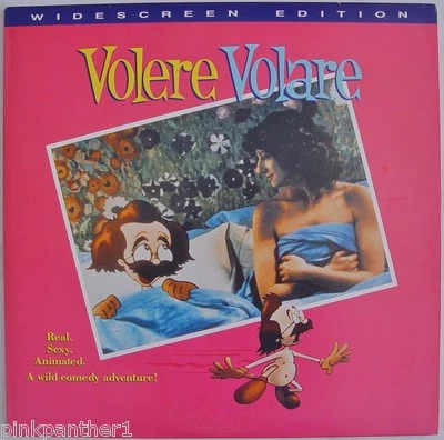 VOLERE VOLARE Maurizio Nichetti  Italian Real Sexy Animated Adventure  Laserdisc - Image 1 of 3