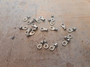 LOT OF APPROX 1275 UNINSULATED CRIMP RING TERMINALS - 18-22 WIRE - Picture 1 of 5