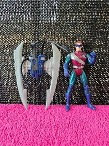 1995 Kenner Batman Forever Tide Racer Robin With Deep Dive Gear - NO SEA CLAW - Picture 1 of 13