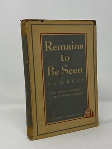 Howard Lindsay / Russel Crouse - Remains to Be Seen - 1st 1st HCDJ - Play Drama - Picture 1 of 4
