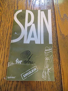 Vintage SPAIN Travel Booklet Maximo Great Mid Century Modern Graphics Tourism - Picture 1 of 6