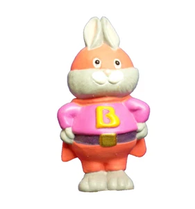 Hallmark MERRY MINIATURES Halloween Vintage RABBIT SUPER HERO 1993 FIGURINE NEW - Picture 1 of 3