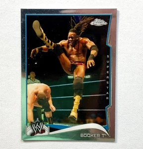 TOPPS 2014 BOOKER T CHROME WWE WRESTLING CARD #59 - Picture 1 of 3