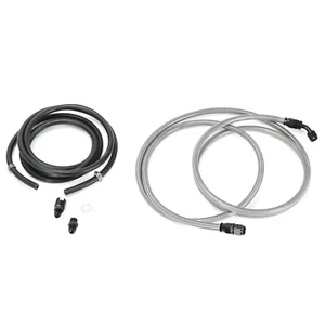 Juego de líneas de retorno de goma de alimentación de combustible SS para Honda Civic 1996-2000 cupé de 2 puertas - Imagen 1 de 13