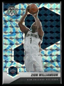 2020-21 Mosaic Zion Williamson #49 Mosaic REACTIVE BLUE Pelicans - Picture 1 of 2