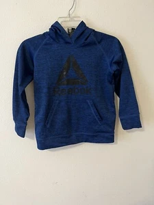 Reebok blue/black Boy Hoodie size XS - Picture 1 of 4
