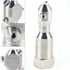 1" Continuous Rotating Tank Washing Spray Nozzle Stainless Steel Cleaning Nozzle - Picture 1 of 12