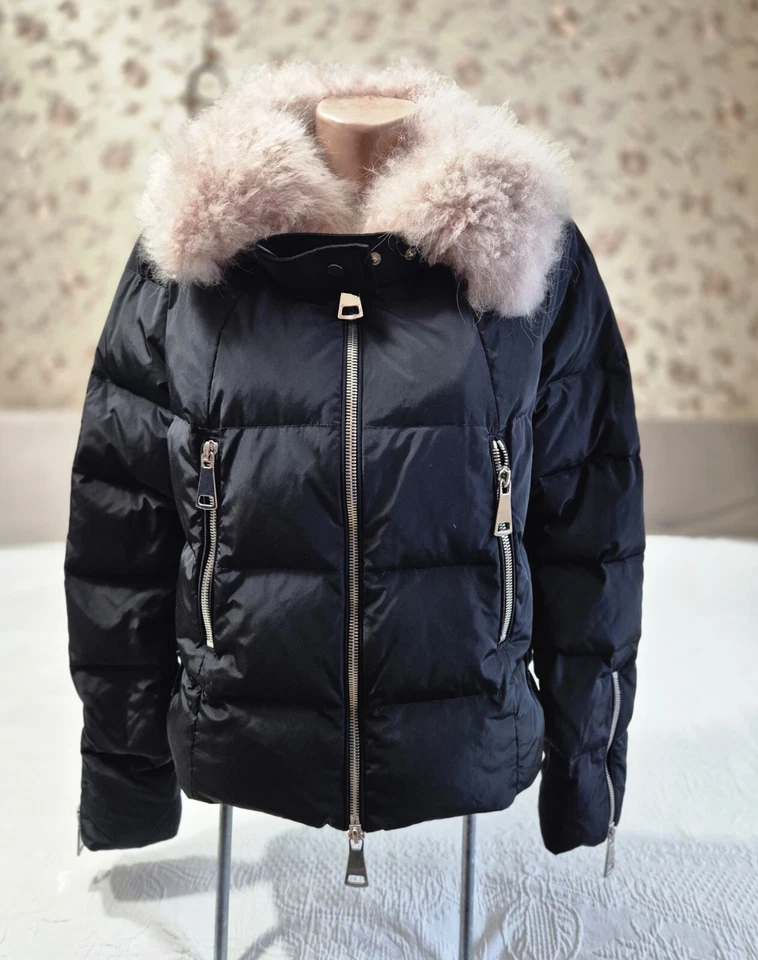 LEONARDO women's down jacket with natural cashmere fur - Image 1 of 4