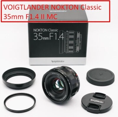 VOIGTLANDER NOKTON Classic 35mm F1.4 II MC VM Mount Black - Image 1 of 4