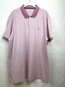 Penguin Munsingwear Polo Shirt Mens Size 2XL Rose Casual Short Sleeve - Picture 1 of 10