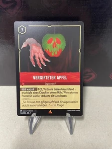 Disney Lorcana Vergifteter Apfel 134/204 Rare Non-Holo Karte First Chapter DE NM - Bild 1 von 2