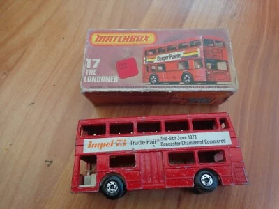 VINTAGE MATCHBOX LESNEY SUPERFAST 17 THE LONDONER IMPEL 73 BOXED VERY GOOD - Image 1 of 2