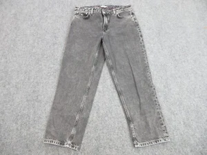 Tommy Hilfiger Pants Womens 14 Black Denim Jeans Pocket Casual 32X27 - Picture 1 of 12
